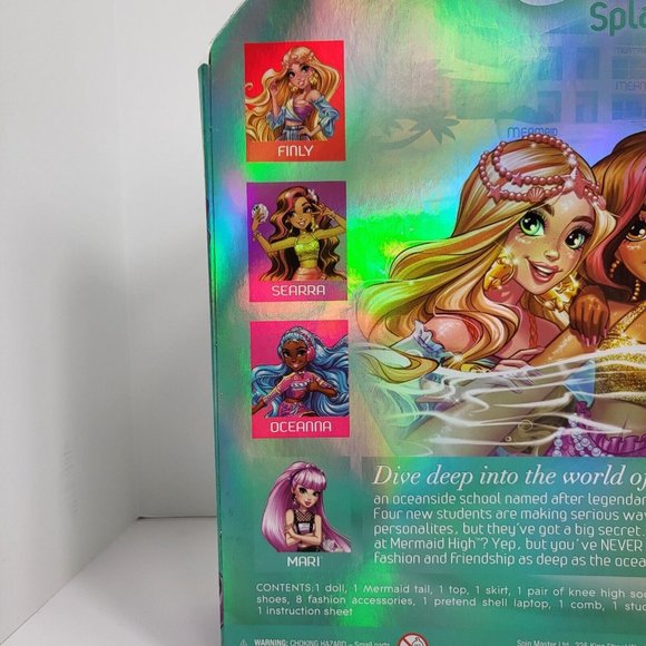 Mermaid High Doll Mari With Accessories Removable Tail Splashin For Fashion New - Picture 8 of 15